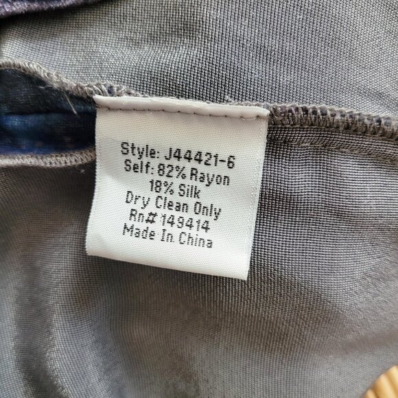 Johnny Was Womens Nova Velour Hoodie Size M Relaxed Pockets Silk Blend Tie Dye - Picture 10 of 10